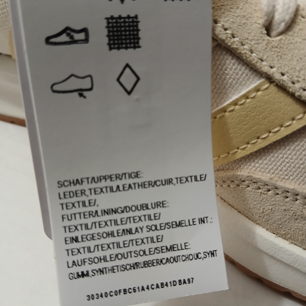 Adidas Women's Cream Sneakers Size 6 New $55 - Picture 7 of 13